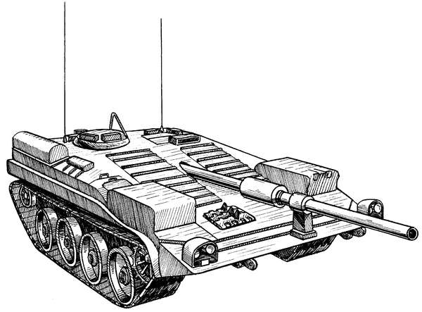 Strv 103 чертеж