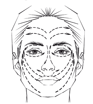 Дарсонваль для лица схема массажа лица