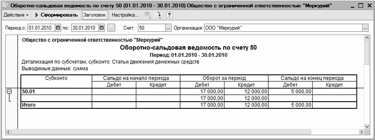 Осв 51 счета образец