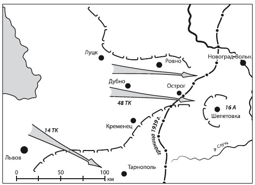 Киевский укрепрайон 1941 карта