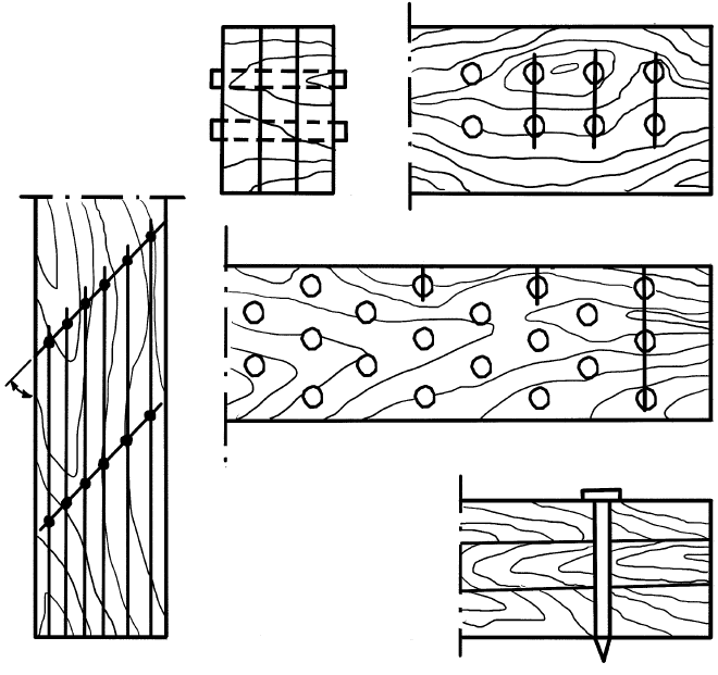 гвоздевые соединения деревянных конструкций
