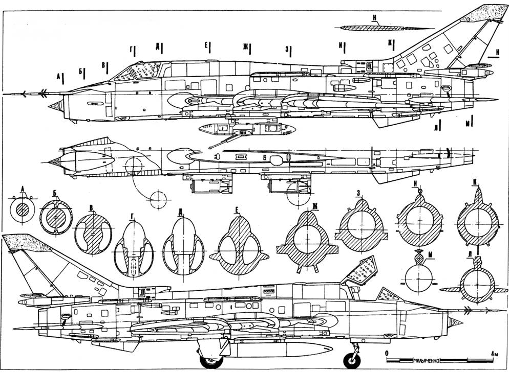 И 17 чертеж. Вооружение Су-17м4. Су-17м4 чертежи. Су-17 Компоновочная схема. Су-17м3 чертежи.