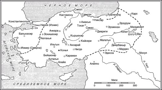 Трапезундская империя карта