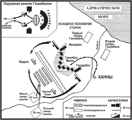 Битва при каннах интерактивная карта