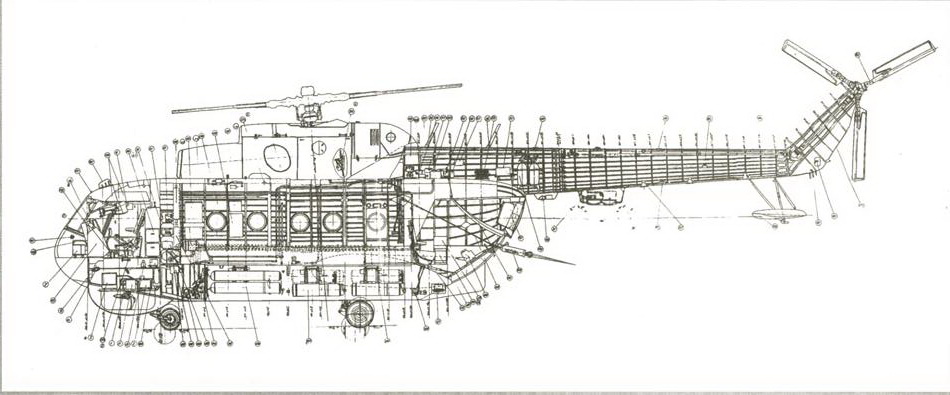 Устройство вертолета ми 8 в разрезе фото