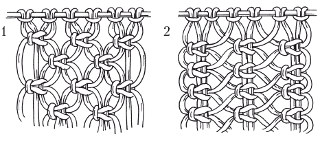 Узор макраме схемы