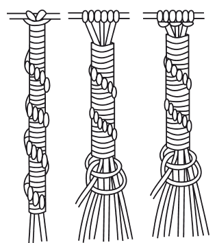 Нить рис. Макраме спиральная цепочка. Витые Цепочки макраме. Цепочка из петельных узлов макраме. Узел макраме витая цепочка.