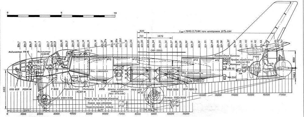 Самолет ил 20 чертежи