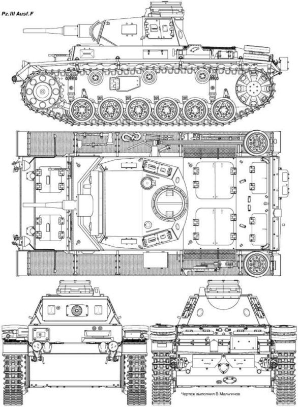 Pz 3 чертеж