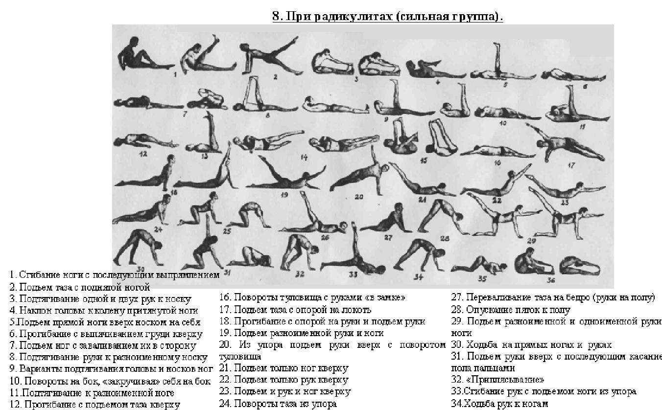 Упражнения амосова в картинках