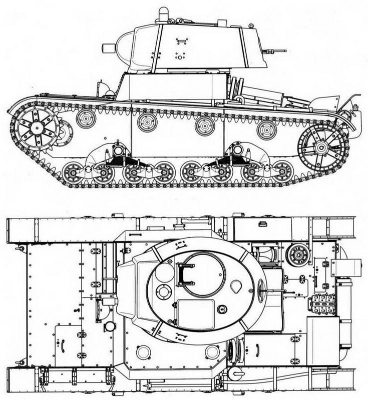 Танк b1 bis чертежи