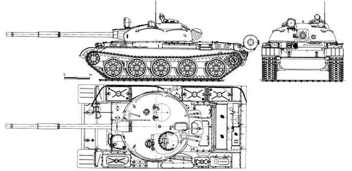 Т 62а чертеж