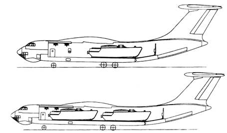 Ан 124 схема грузового отсека