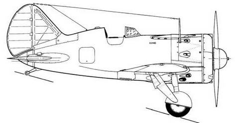 И 16 самолет чертеж