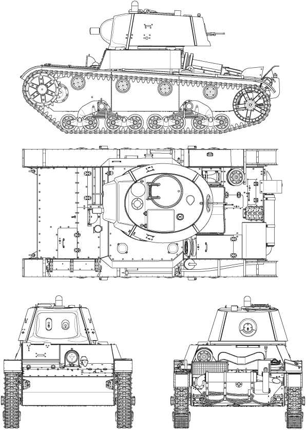 Т 26 танк чертеж