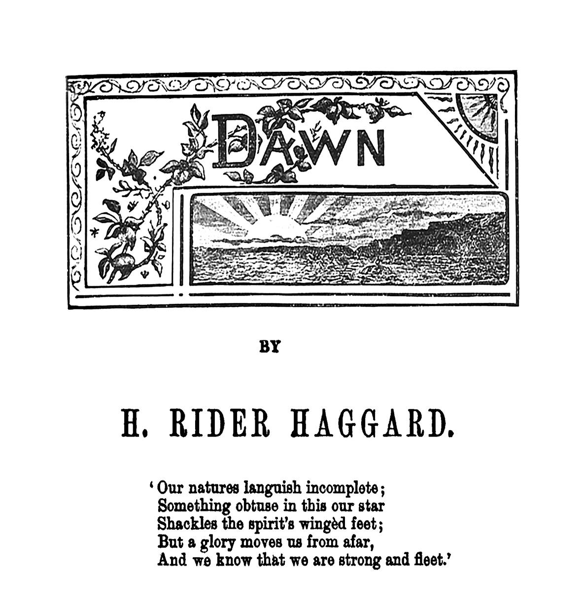 Хаггард г.р. "рассвет". Haggard Henry Rider "Beatrice".