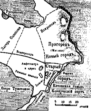 Карфаген карта города