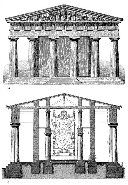 Как нарисовать храм зевса
