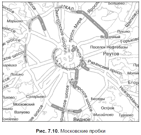 Садовое кольцо на карте москвы схема улицы