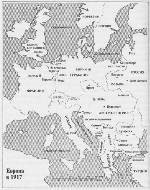 Россия в первой мировой войне контурная карта