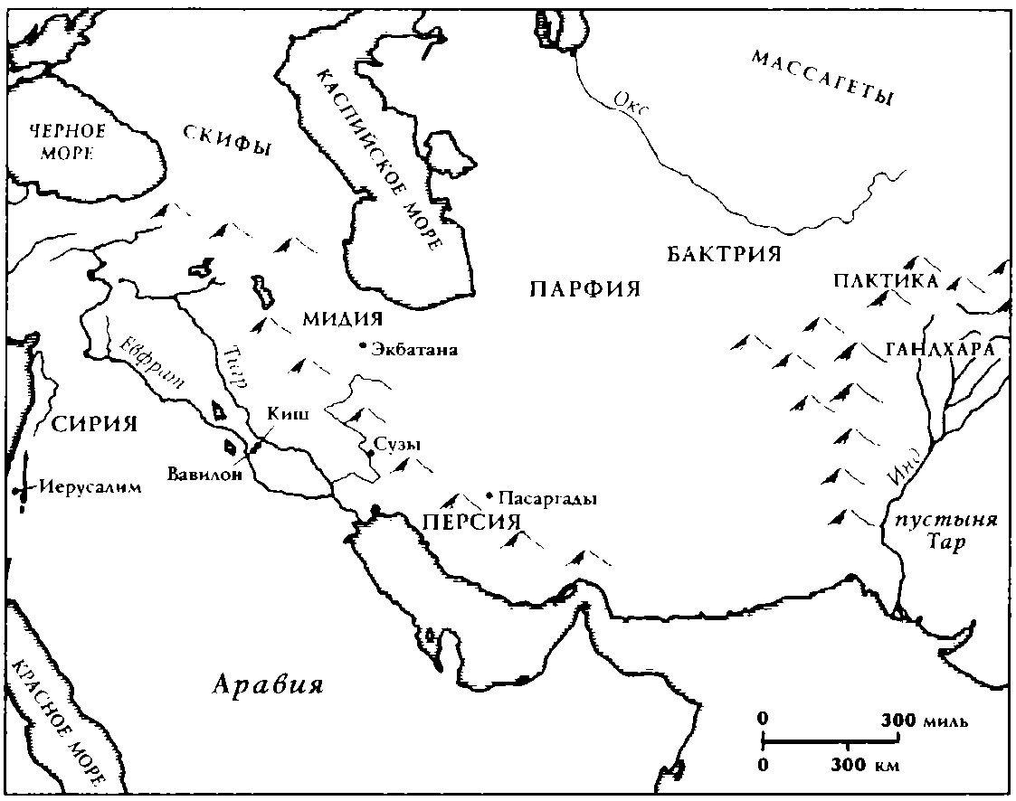 Персия карта древнего