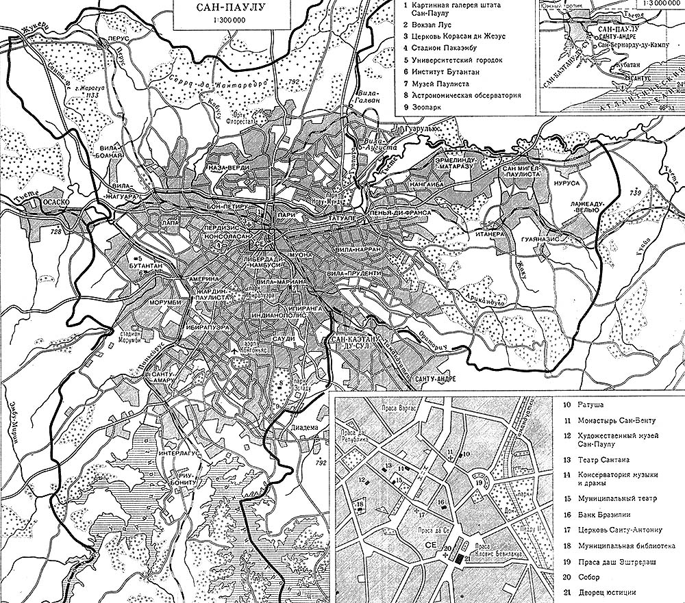 Сан паулу карта