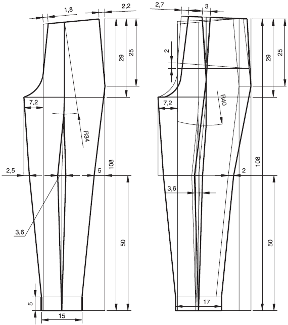 Крой брюк. Брюки по Злачевской техника кроя. Построение брюк по Злачевской. Построение выкройки брюк по Злачевской. Покрой брюк женских.